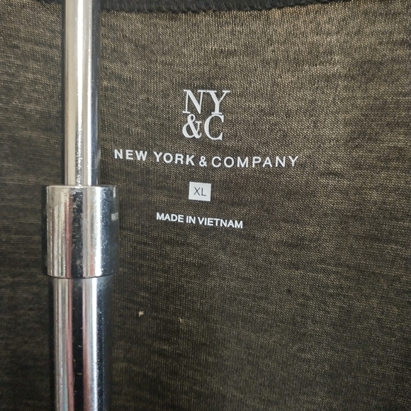 Black Ruffle Front Top - Picture 2 of 5